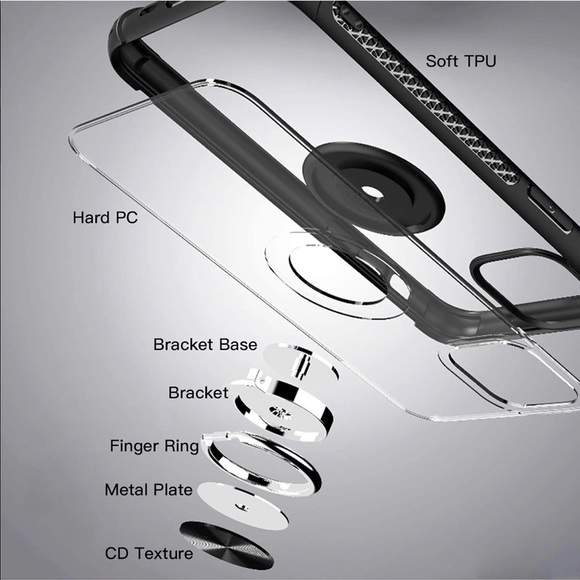 🔴 SOLD iPhone 11 Case 6.1 inch, Clear Crystal Body Anti-Scratch Shockproof - Picture 7 of 7